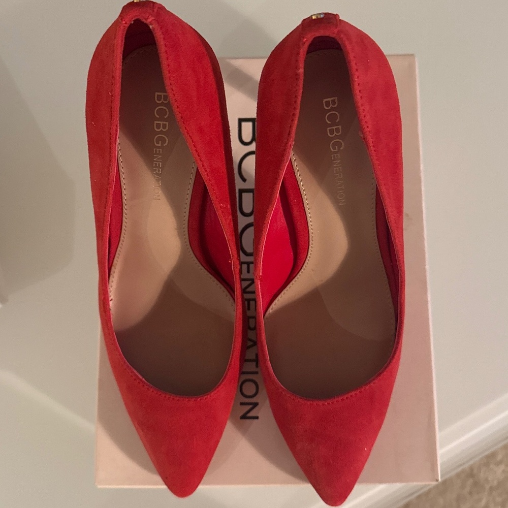 BCBG eneration red heels
